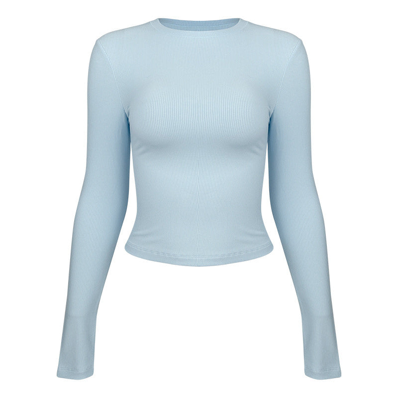 Yoga Women's Sport Long Sleeves Slim Fit Fitness Clothes