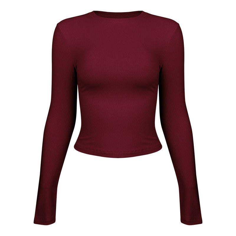 Yoga Women's Sport Long Sleeves Slim Fit Fitness Clothes